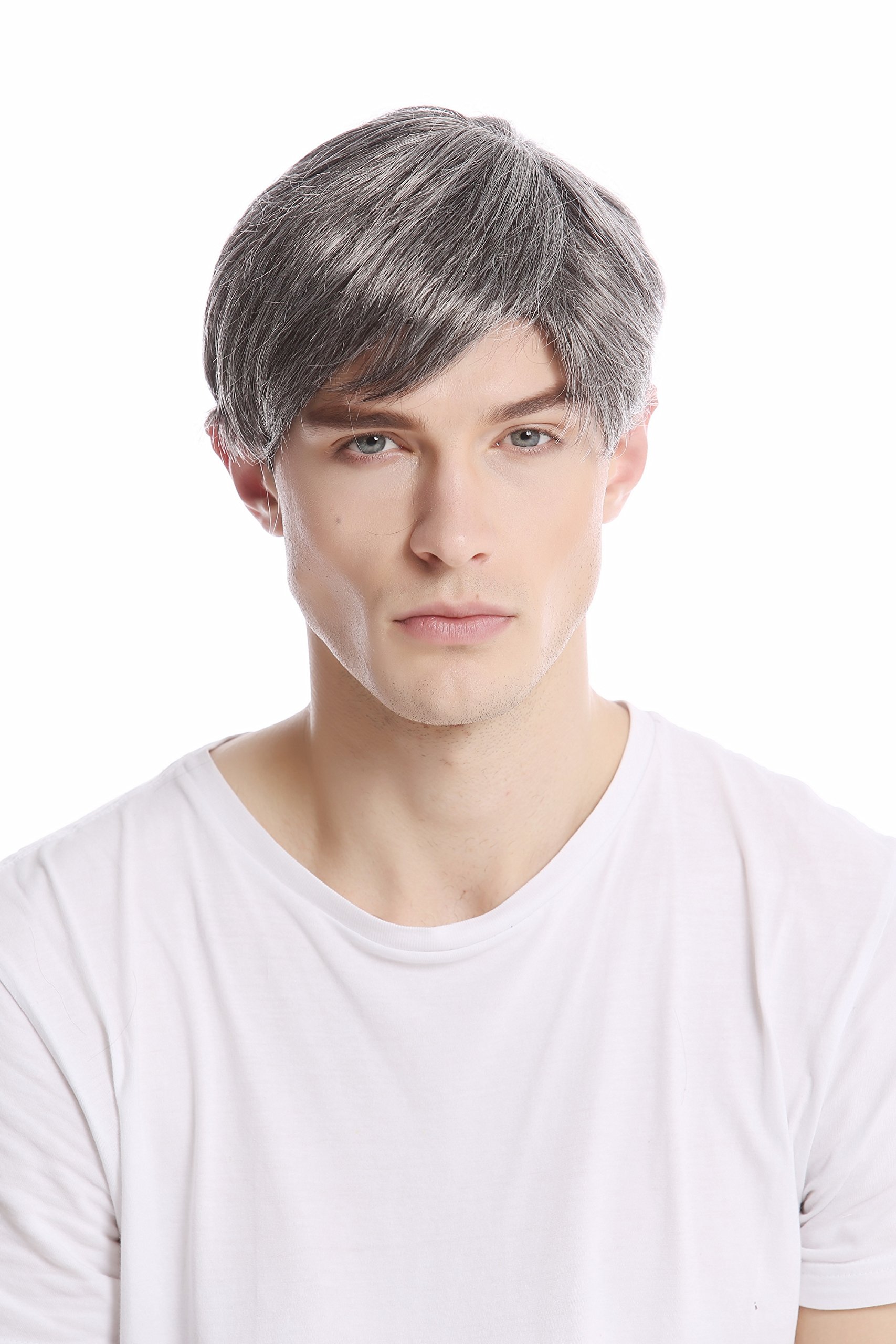 wig-me-up-gfw994-44-herren-per-cke-kurz-scheitel-grau-schwarz-meliert-20-cm image 2