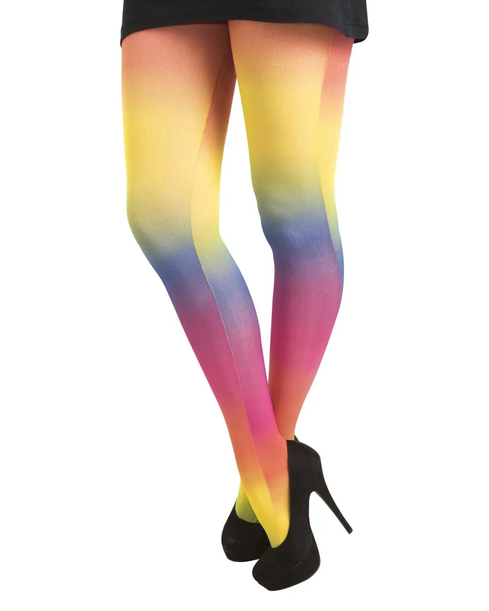 p-tit-clown-74417-blickdichte-damen-strumpfhose-regenbogen-einheitsgr-e image 1