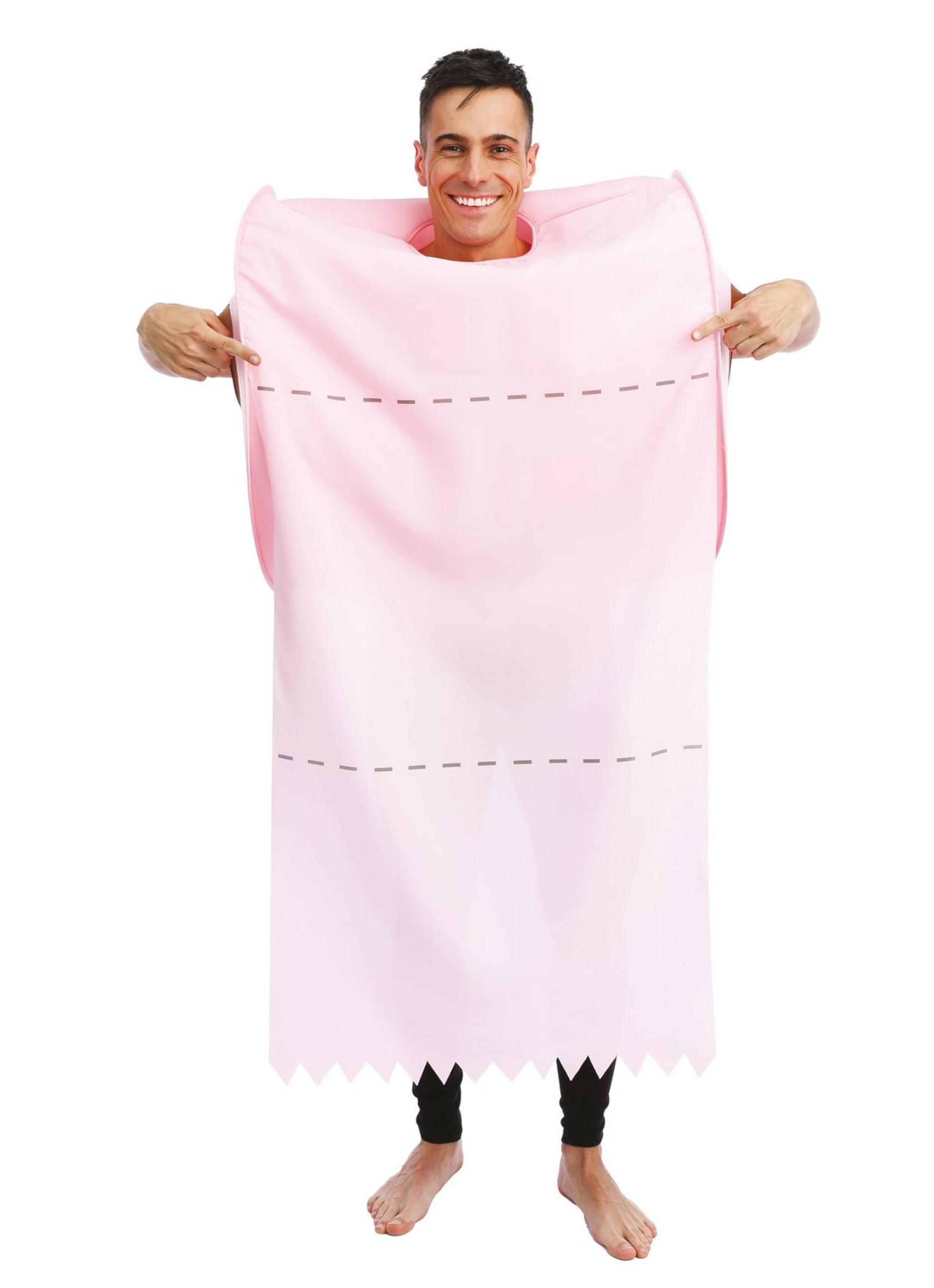 p-tit-clown-super-pq-erwachsenenkost-m-toilettenpapier-rolle-tunika-rosa-einheit image 4