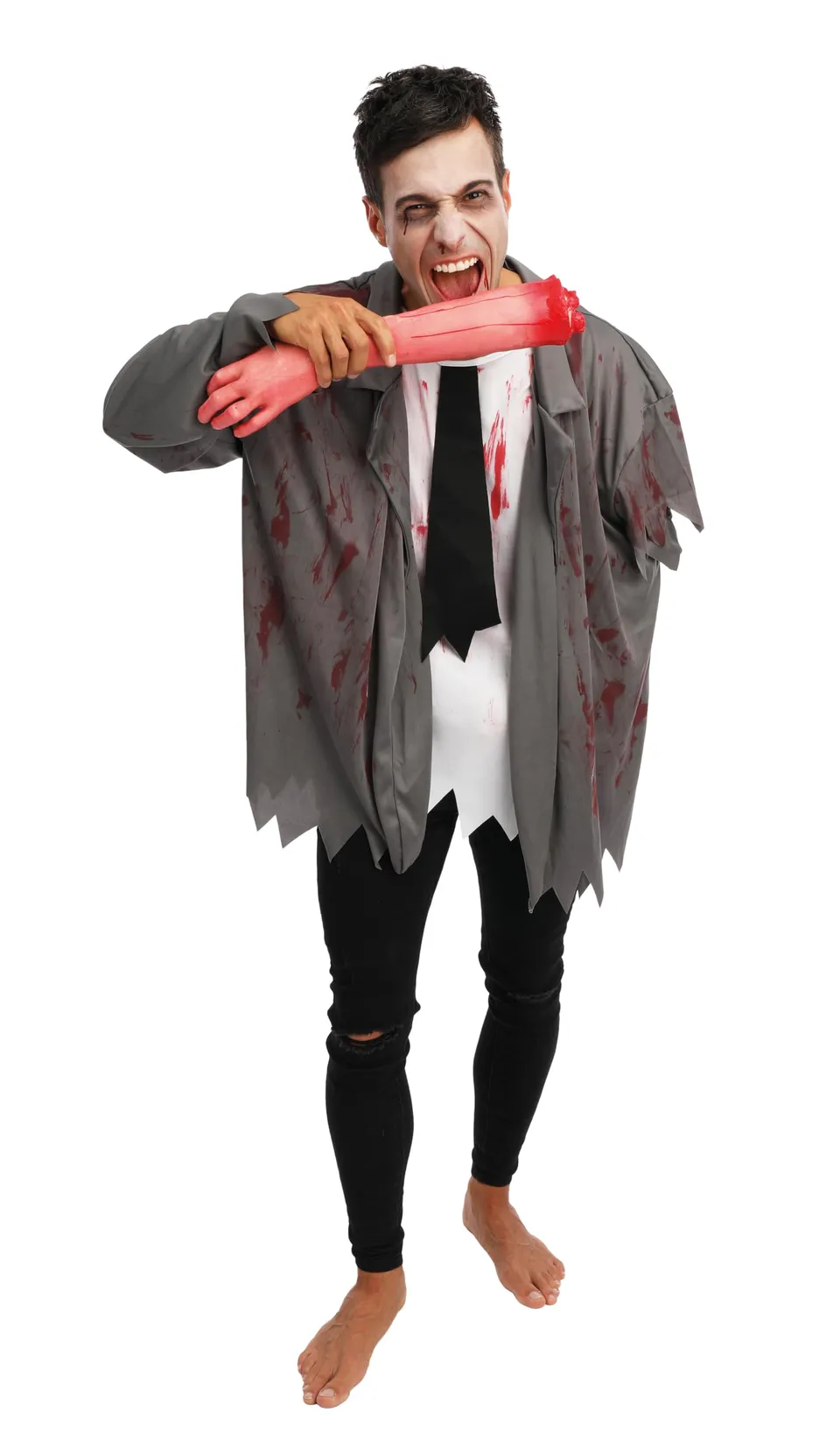 ptit-clown-zombie-kost-m-mit-abgerissenem-arm-erwachsene-einheitsgr-e image 1