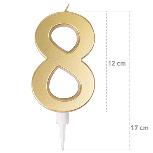 ptit-clown-23958-riesenkerze-gold-zahl-8-geburtstagskerze image 8