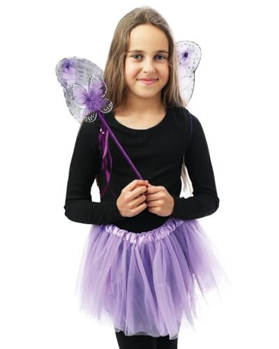 p-tit-clown-80240-schmetterling-set-kinder-violett-tutu-fl-gel-haarreif-zauberst image 7