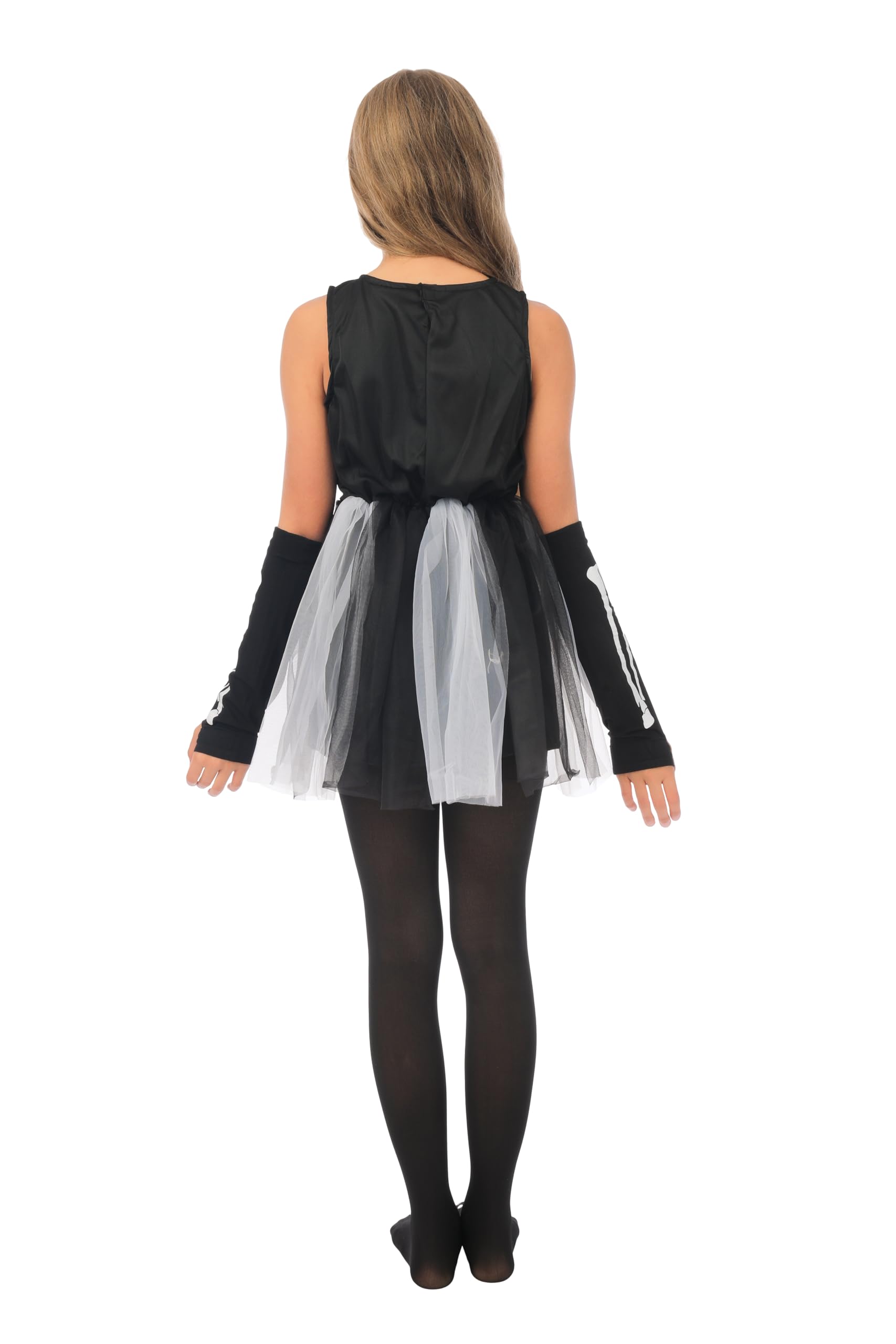 p-tit-clown-skelettkost-m-f-r-m-dchen-halloween-kinderkost-m image 3