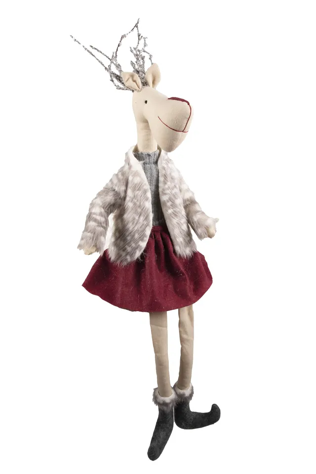 p-tit-clown-rentier-lola-45-cm-weihnachtsdekoration-mit-glitzerh-rnern image 1