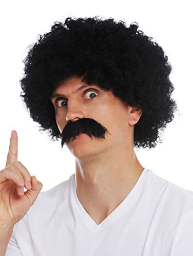 wig-me-up-2018553-p103-party-per-cke-bart-set-herren-afro-70er-schwarz image 8