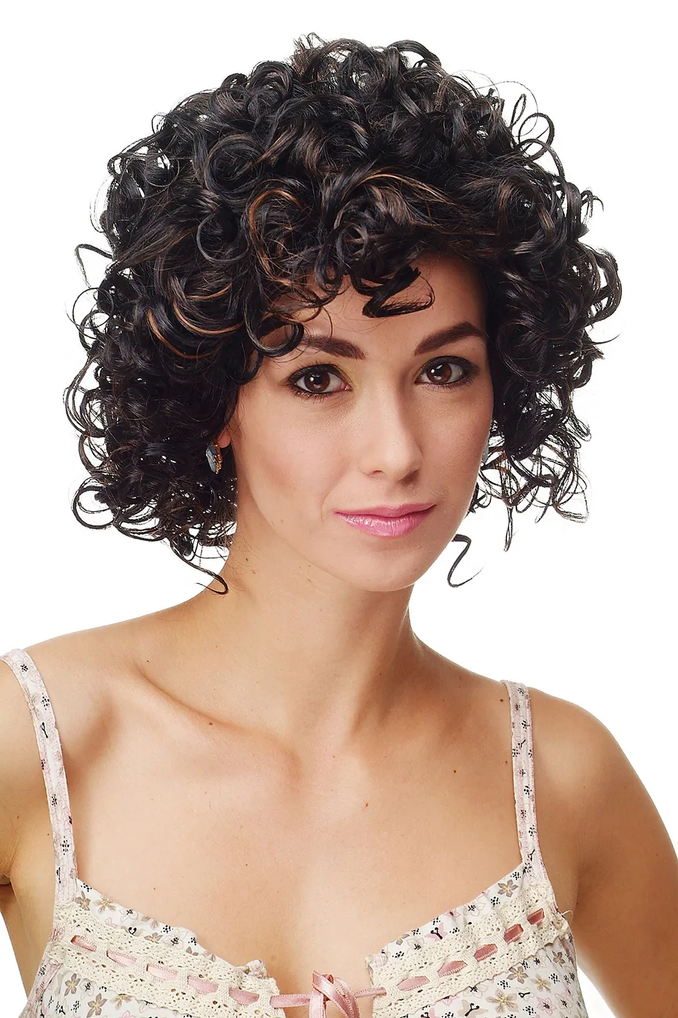 wig-me-up-dw1066-damenper-cke-latina-afro-locken-30-cm-schwarz-mit-highlights-1b image 1