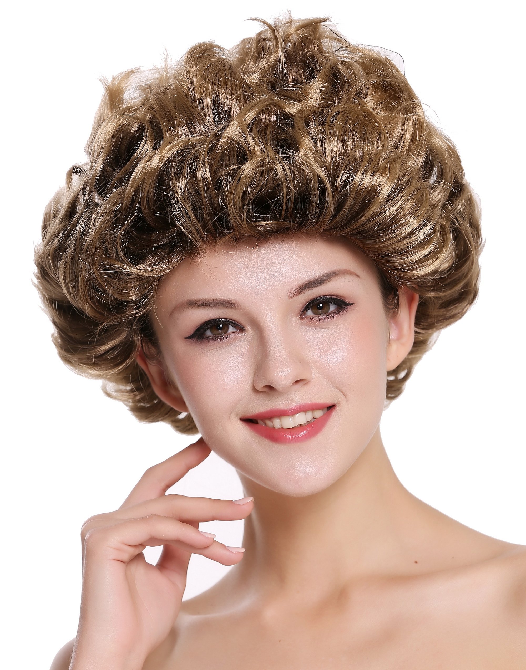 wig-me-up-91097-za4tza7-damenper-cke-retro-locken-80er-braun-mix-kurz image 4