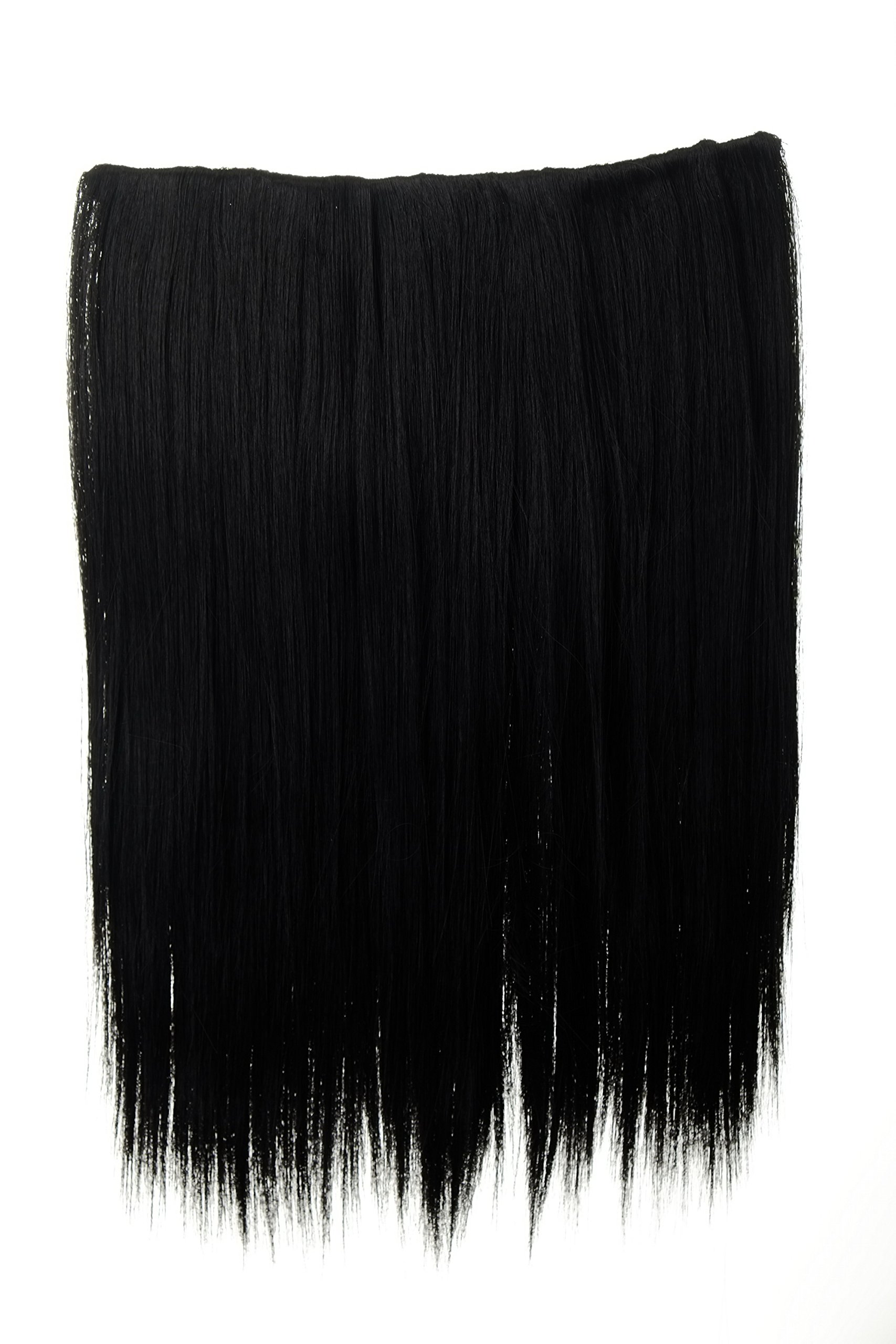 wig-me-up-l30173-44-clip-in-haarteil-extension-glatt-45-cm-dunkelbraun-grau-mix image 6
