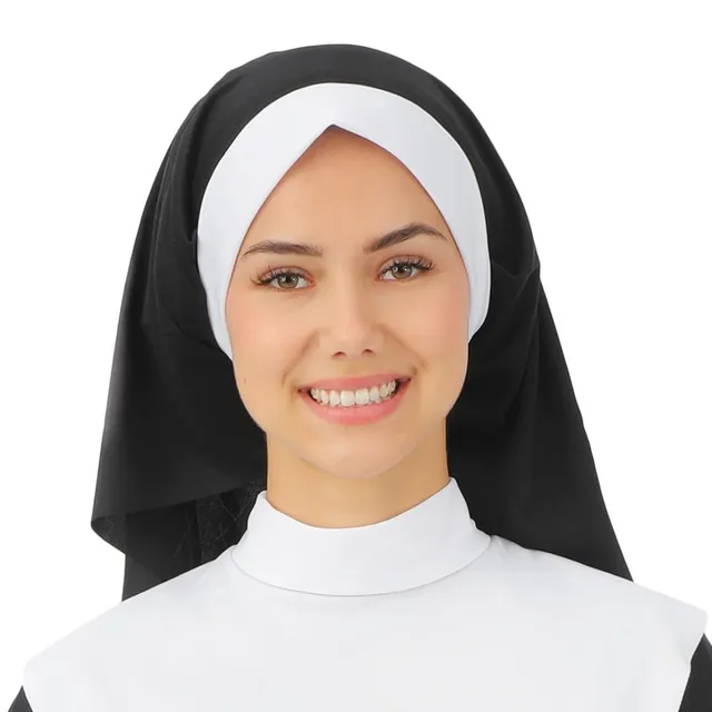p-tit-clown-nonnen-kopfschmuck-kost-m-accessoire image 1