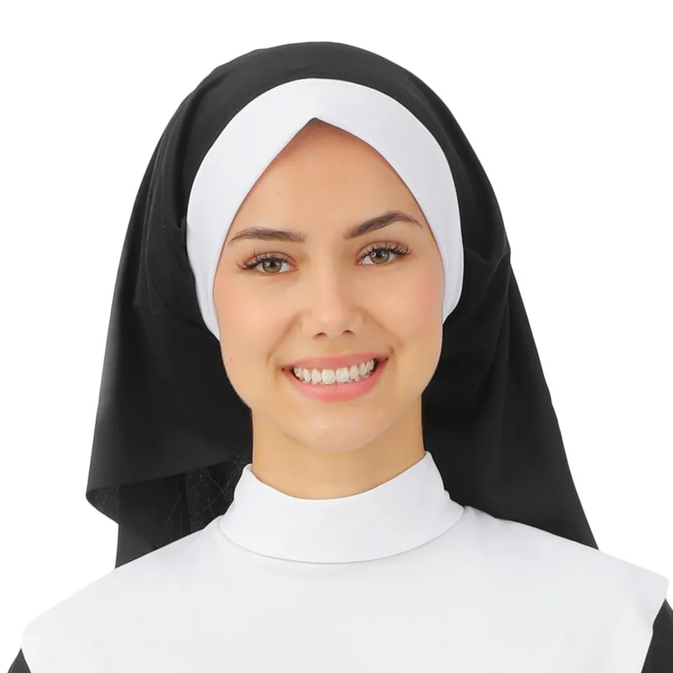 p-tit-clown-nonnen-kopfschmuck-kost-m-accessoire image 1