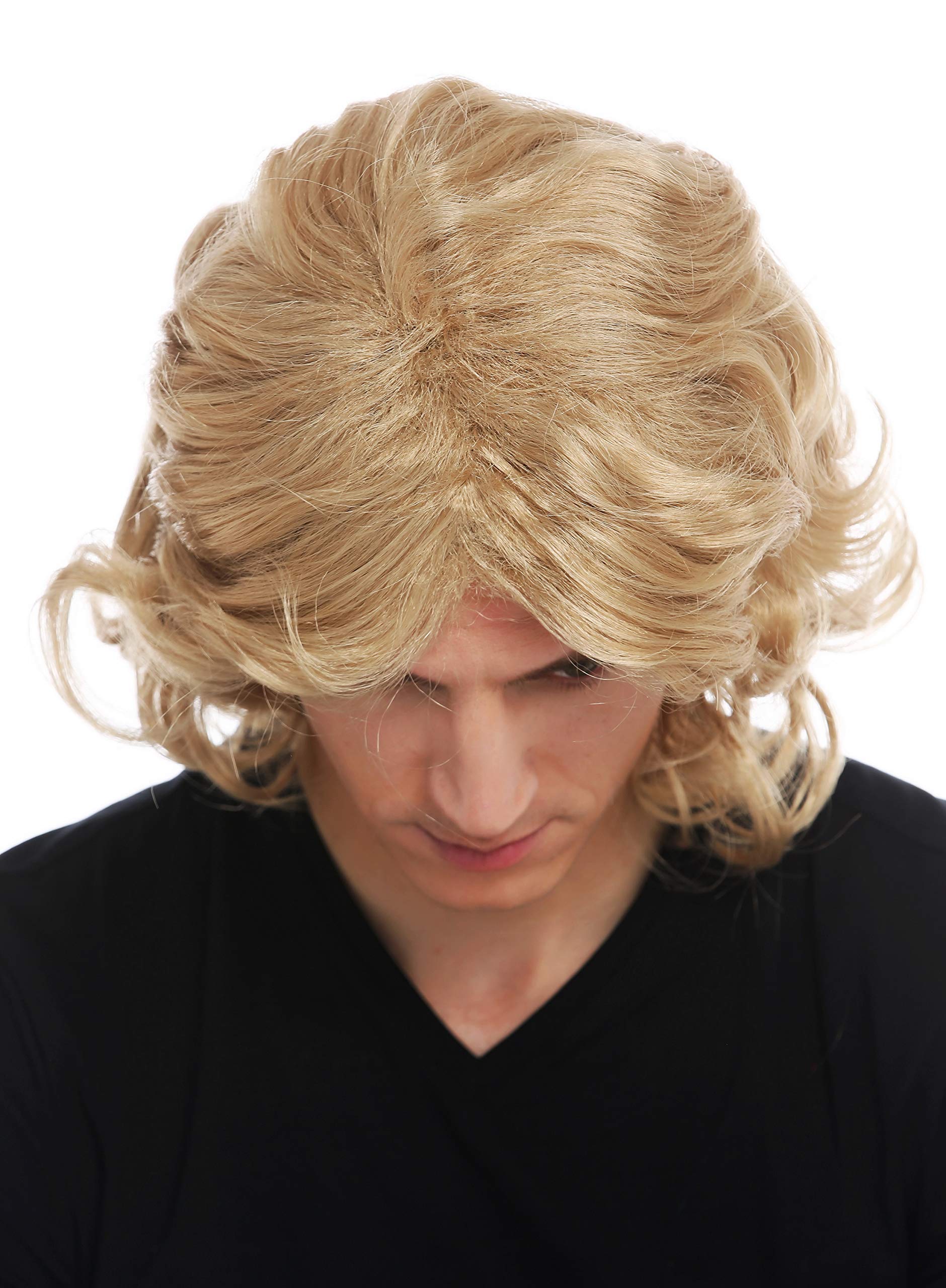 wig-me-up-f26722-za82a-herren-per-cke-lang-gewellt-karamellblond-mit-mittelschei image 4