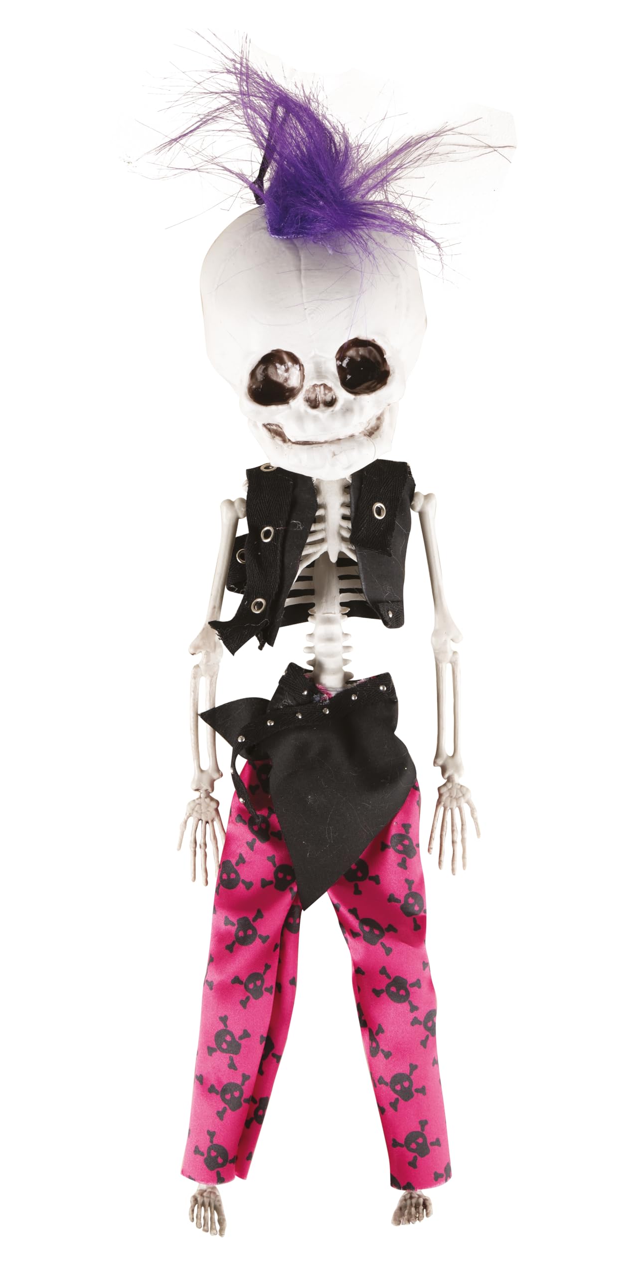 p-tit-clown-halloween-punk-skelett-40-cm-rosa-mann image 1