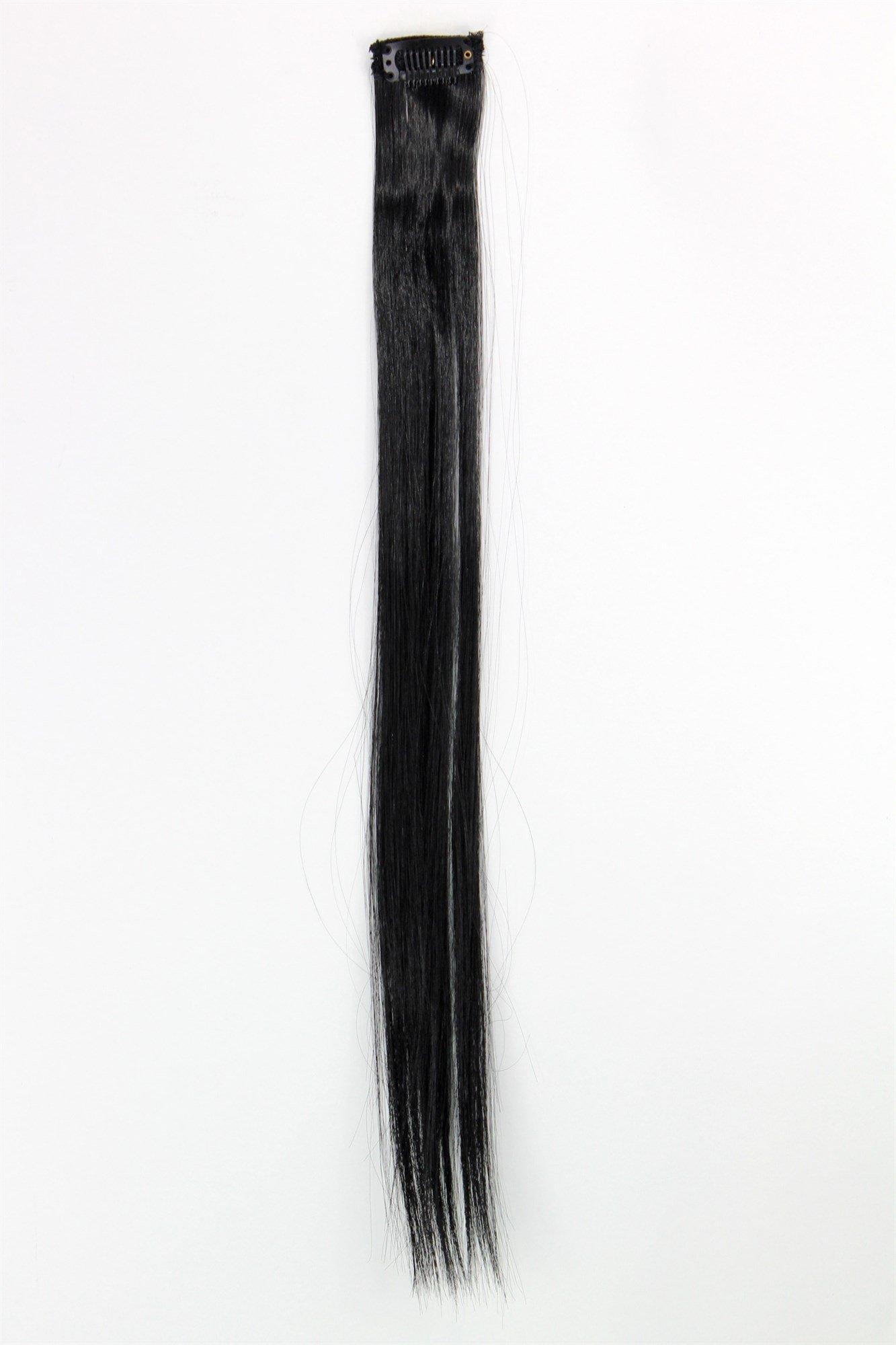 wig-me-up-yzf-p1s18-1-clip-in-extension-str-hne-glatt-schwarz-45-cm image 2