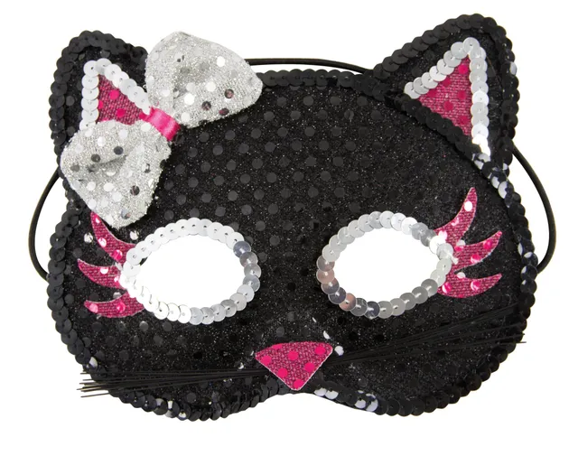 p-tit-clown-pailletten-maske-k-tzchen-einheitsgr-e-zufallsfarbe image 1