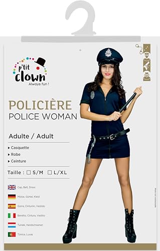 ptit-clown-polizeikost-m-damen-cop-l-xl image 7