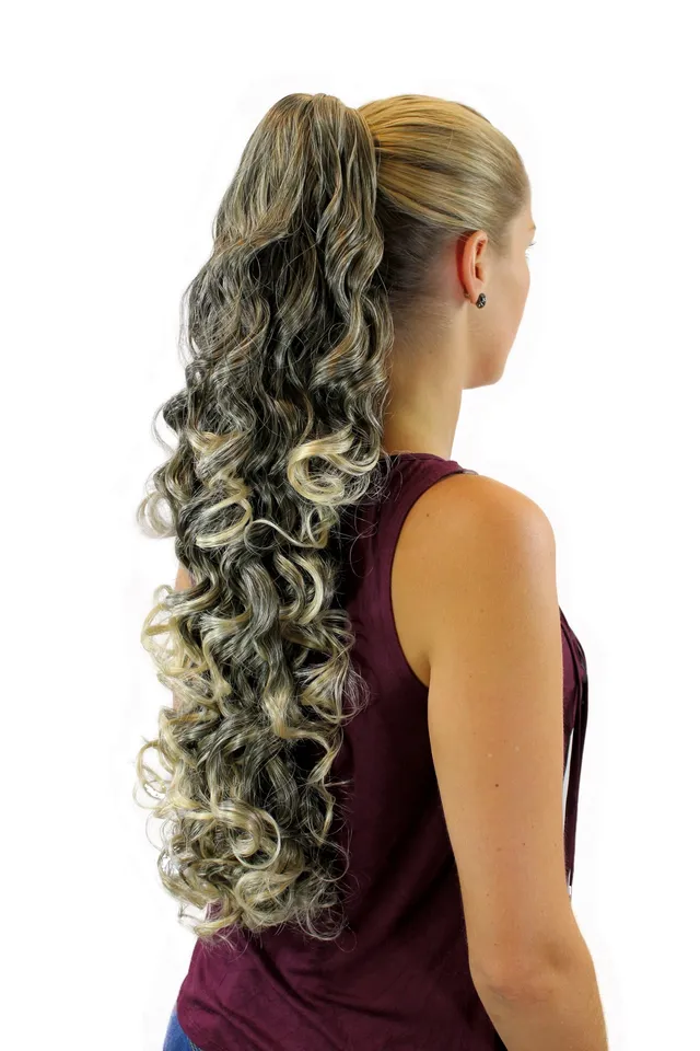 wig-me-up-jl-3112-haarteil-zopf-lockig-65-cm-butterfly-klammer-braun-blond-mix-8 image 1