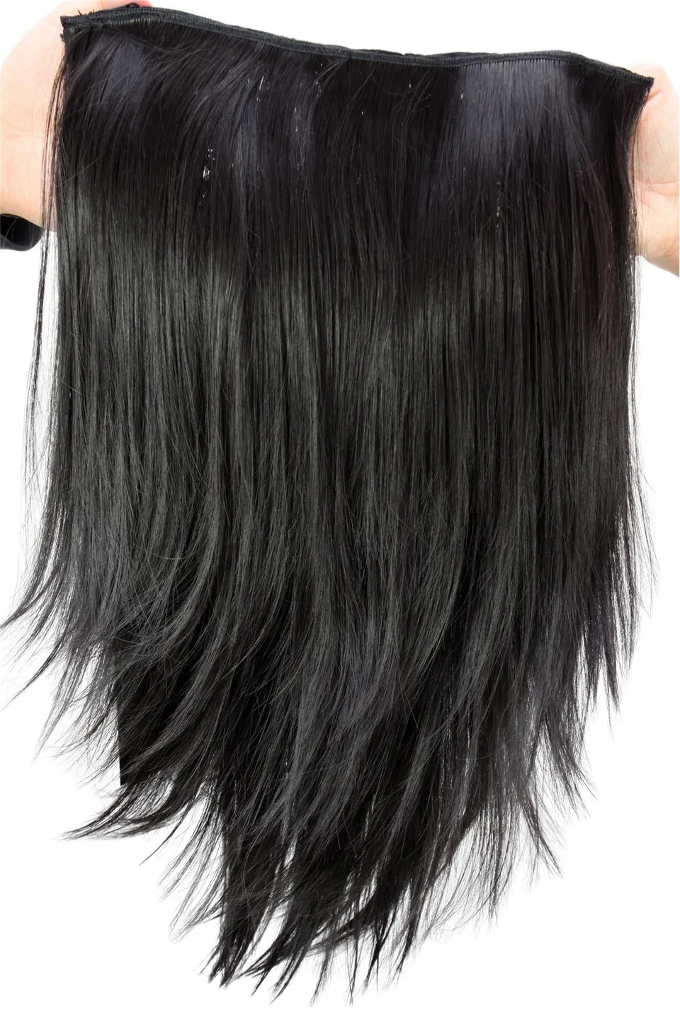 wig-me-up-h9514-2-haarteil-halbper-cke-clip-in-schwarz-glatt-50-cm image 1