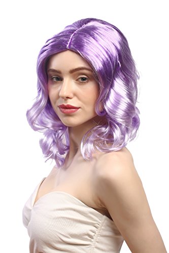 wig-me-up-91143-za08a-za08b-per-cke-damen-diva-lila-mix-wellig-40-cm image 7