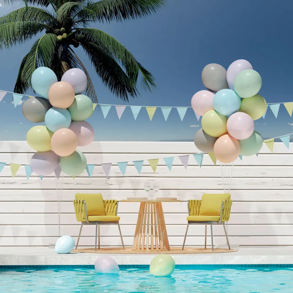 p-tit-clown-cam-et-l-on-luftballons-30-cm-25-st-ck-pastell image 1