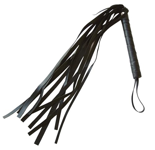ptit-clown-peitsche-kost-m-accessoire-kunstleder-schwarz-65-cm image 6