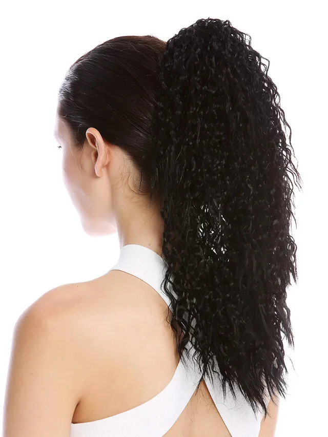 wig-me-up-n609-v-1-haarteil-pferdeschwanz-lockig-schwarz-45-cm image 1