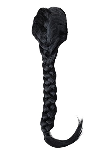 wig-me-up-nc006-1b-haarteil-zopf-pferdeschwanz-geflochten-65-cm-schwarz image 8