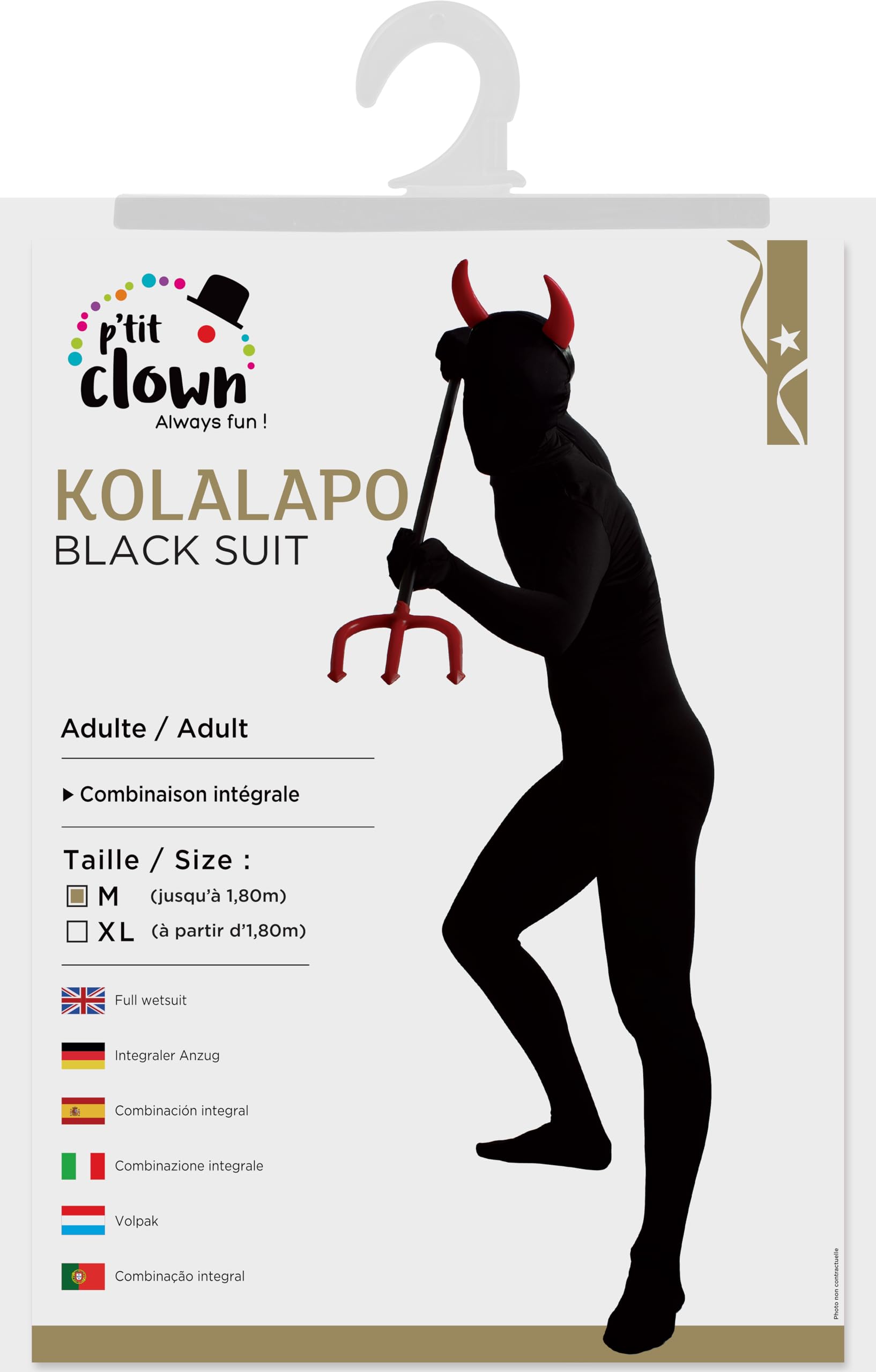 p-tit-clown-kolalapo-zweite-haut-kost-m-erwachsene-ganzk-rperanzug-mit-rei-versc image 3