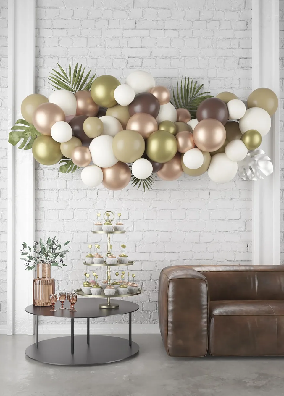 p-tit-clown-c-l-luftballons-30-cm-50-st-ck-mokka image 1