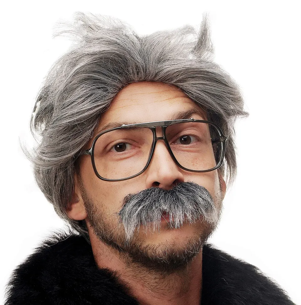 wig-me-up-per-cke-bart-4129-p103-68a-opa-professor-gro-vater-grau-fasching image 1