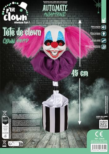 p-tit-clown-23535-halloween-automat-clownkopf-animatronik-45-cm image 7