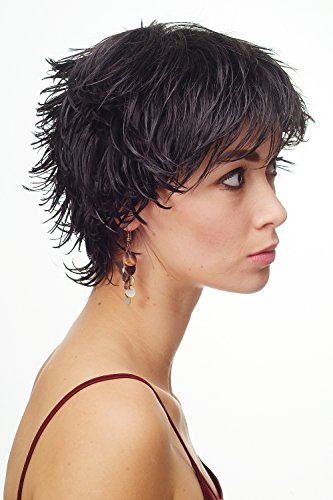wig-me-up-dw140-2-kurzhaar-per-cke-wet-look-schwarzbraun-25-cm image 7