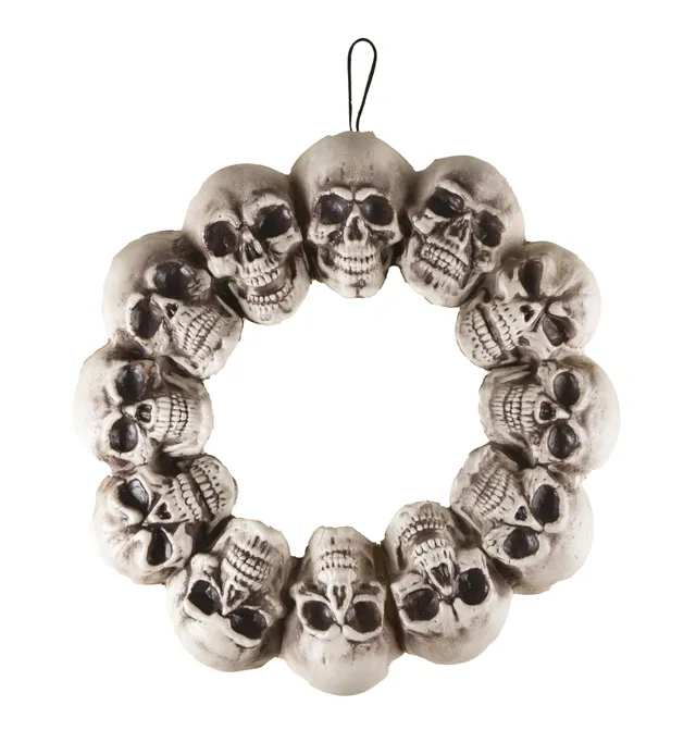 p-tit-clown-re22992-halloween-kranz-totenkopf-40-cm image 1