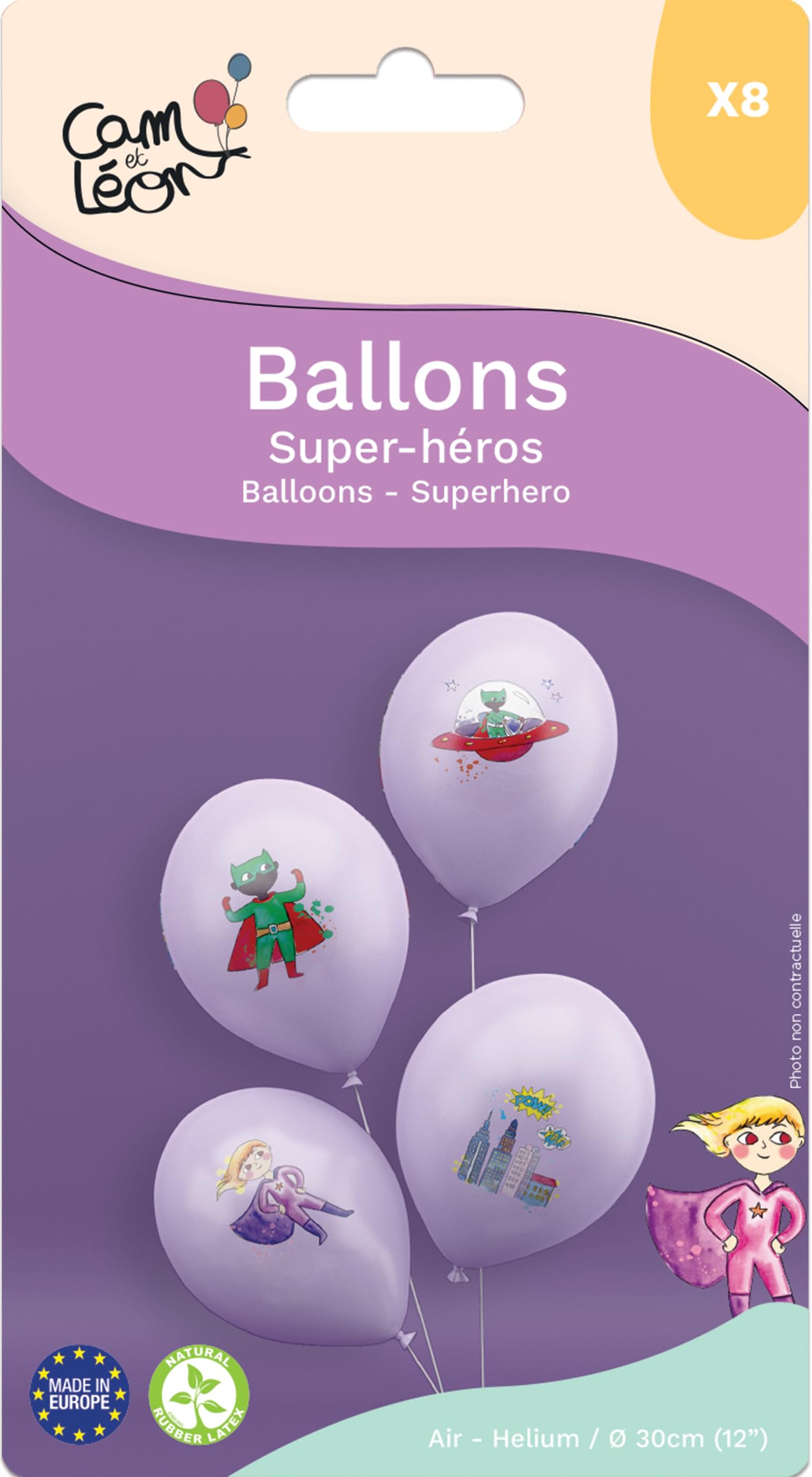 p-tit-clown-re22468-luftballon-set-superhelden-30-cm-8-st-ck image 3