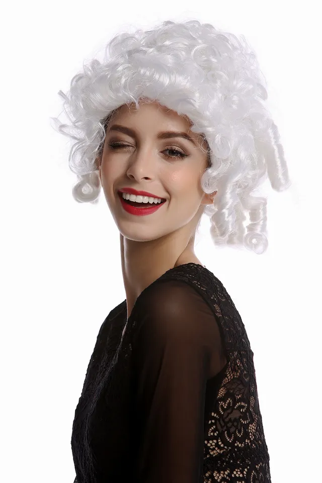 wig-me-up-90906-barock-rokoko-per-cke-wei-korkenzieherlocken-kurz image 1