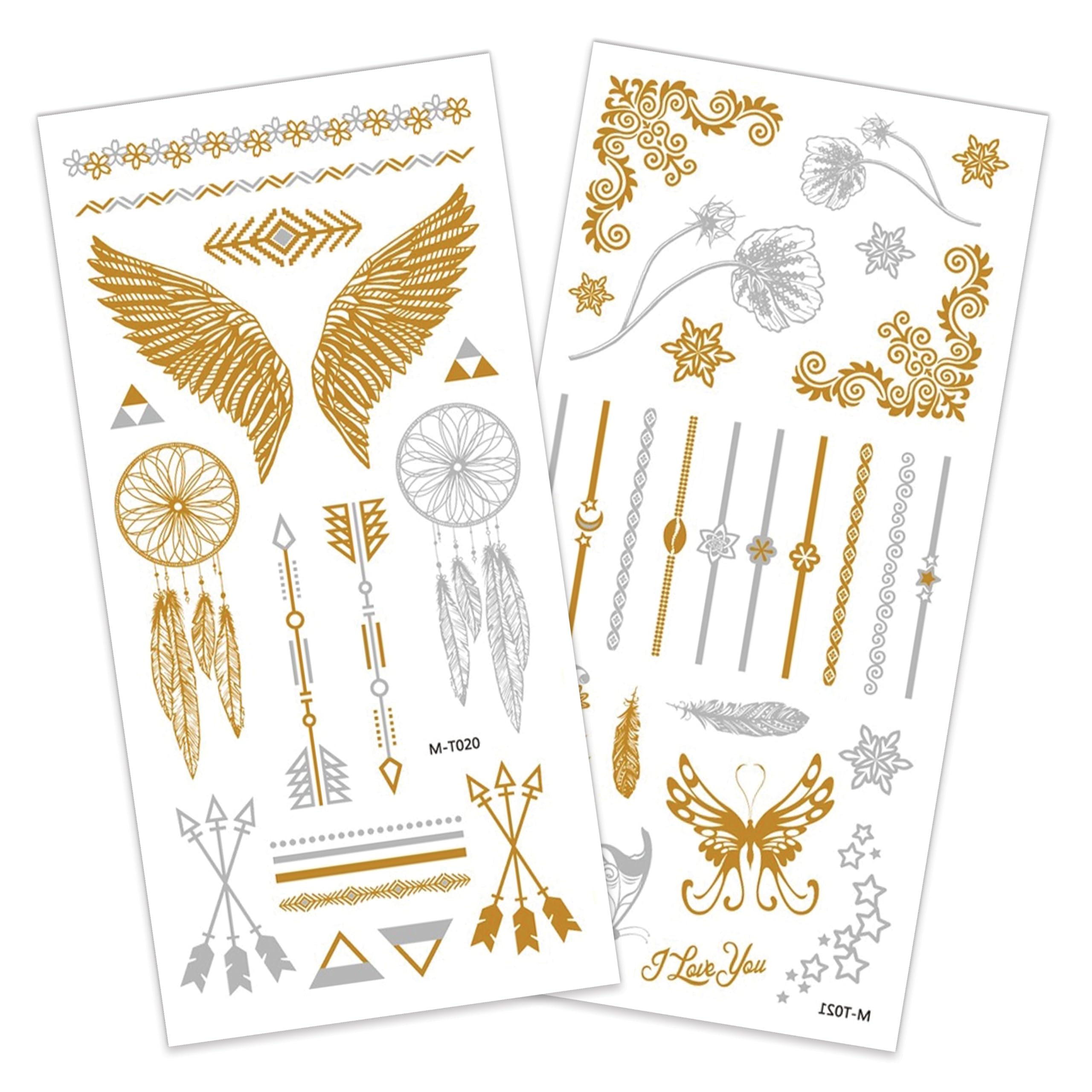 ptit-clown-tattoos-gold-silber-ii-23740-tempor-r-tattoos image 1