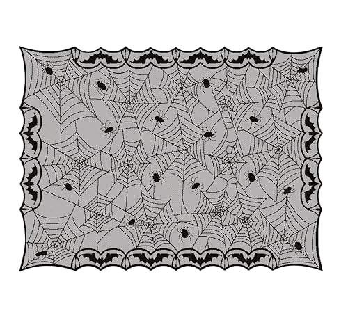 ptit-clown-halloween-tischdecke-spinnennetz-160x120-cm-polyester image 4