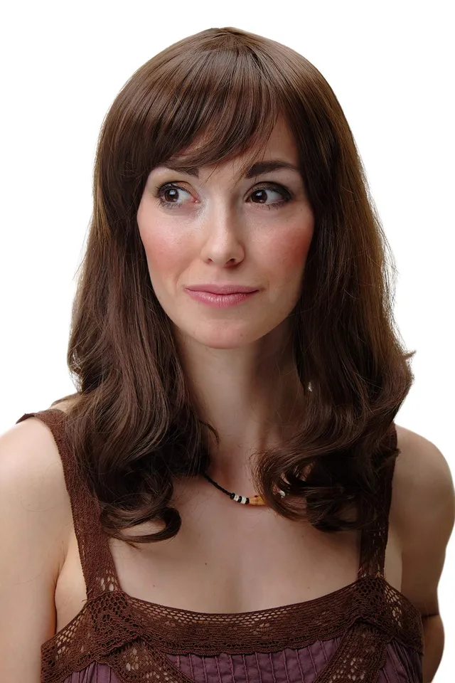 wig-me-up-yzf-4382-8-damenper-cke-mittellang-braun-lockig-mit-pony image 1